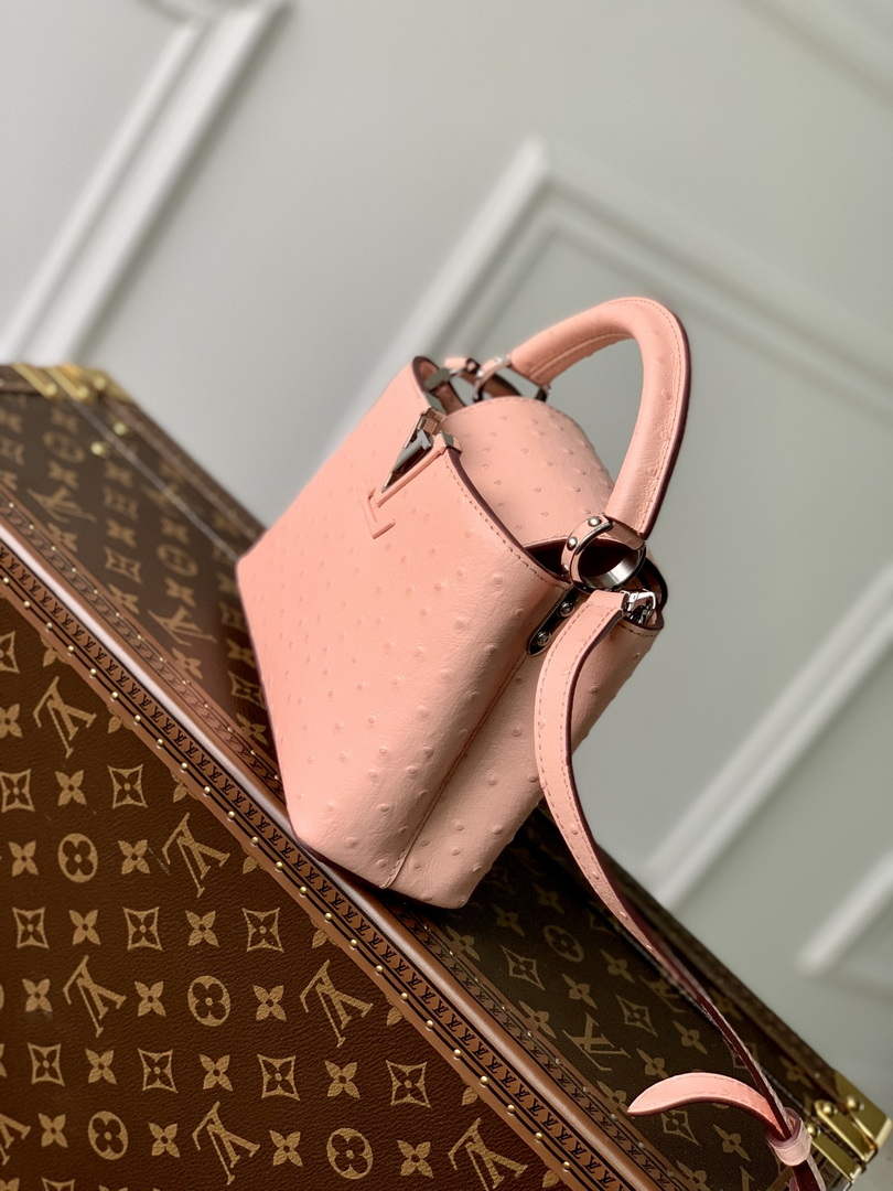 LV N81523 Louis Vuitton Capucines Mini Handbag Pink - Default Title - View 3