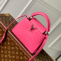 LV N81523 Louis Vuitton Capucines Mini Handbag Plum - Default Title - View 1