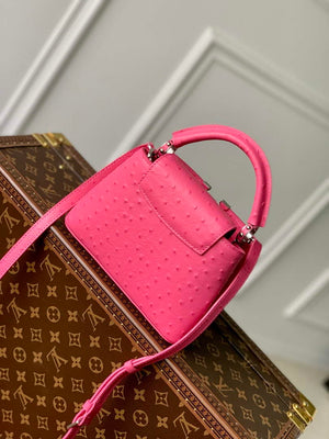 LV N81523 Louis Vuitton Capucines Mini Handbag Plum - Default Title - View 2