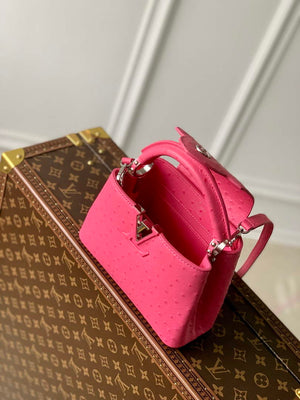 LV N81523 Louis Vuitton Capucines Mini Handbag Plum - Default Title - View 5