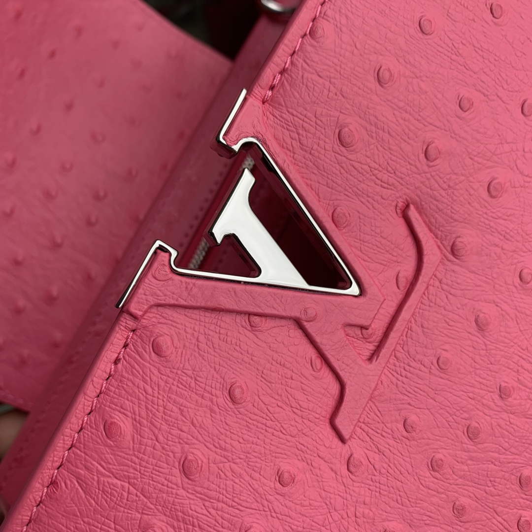 LV N81523 Louis Vuitton Capucines Mini Handbag Plum