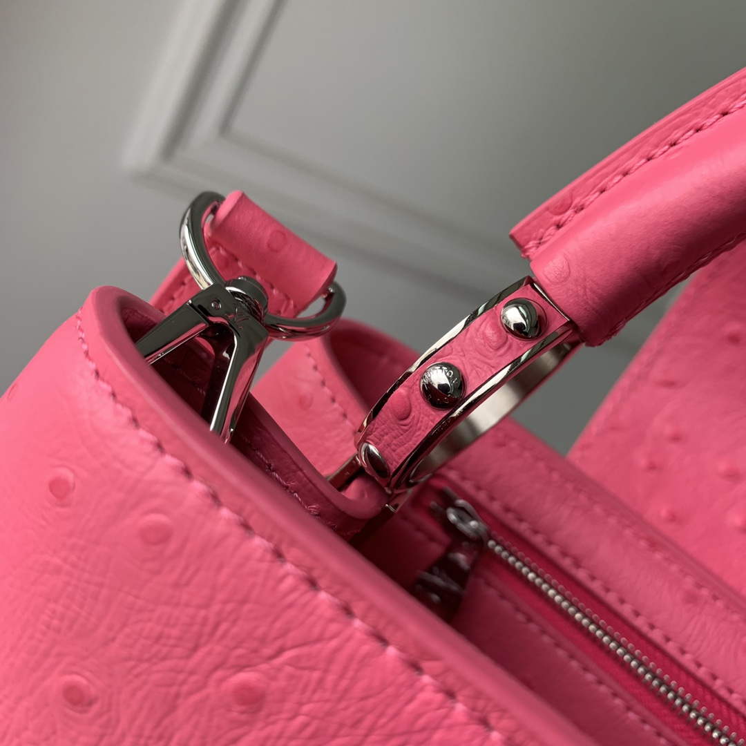 LV N81523 Louis Vuitton Capucines Mini Handbag Plum