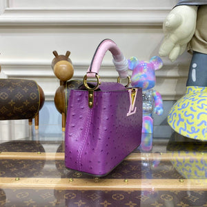 LV N81523 Louis Vuitton Capucines Mini Handbag Purple - Default Title - View 4