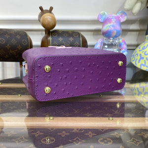 LV N81523 Louis Vuitton Capucines Mini Handbag Purple - Default Title - View 5
