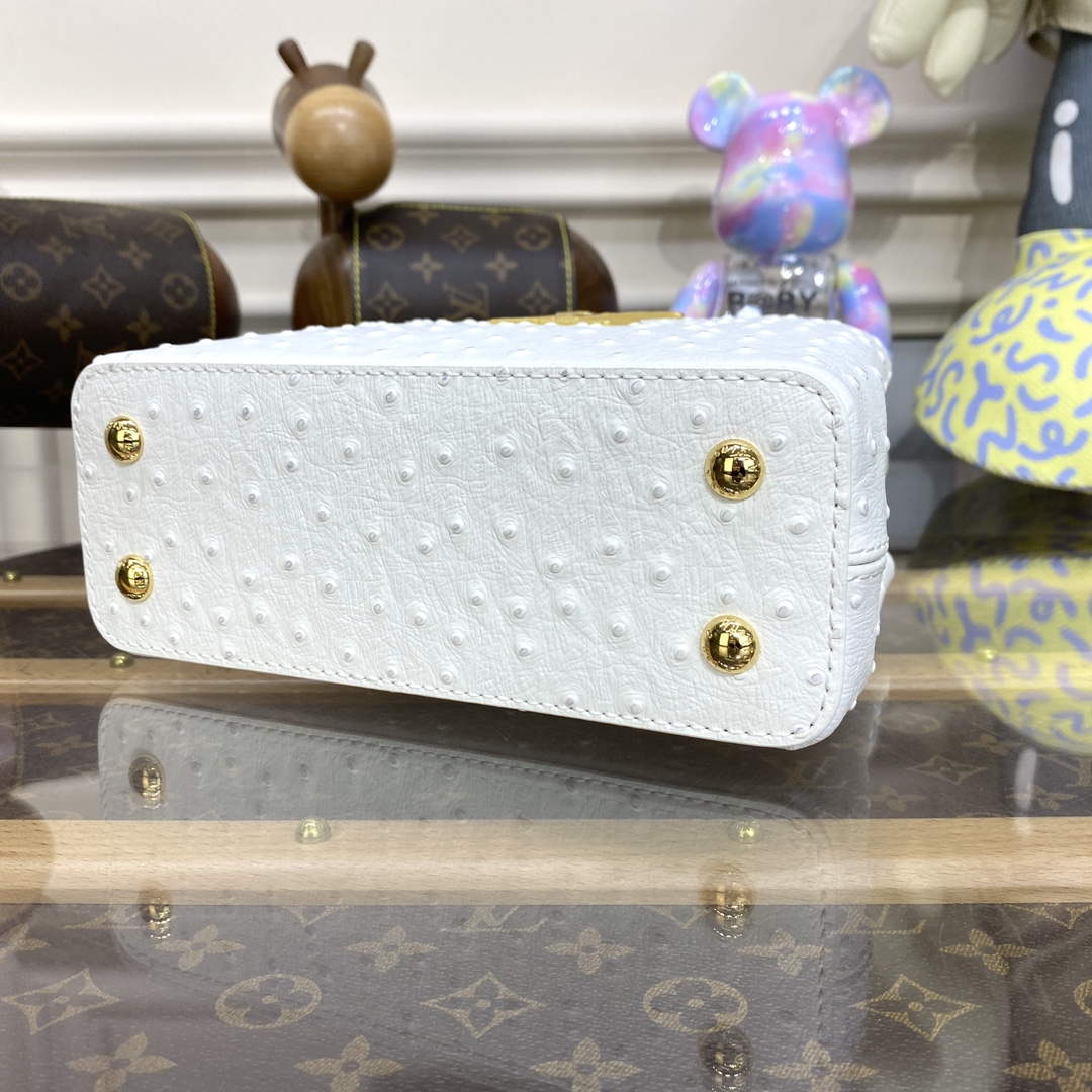 LV N81523 Louis Vuitton Capucines Mini Handbag White - Default Title - View 5