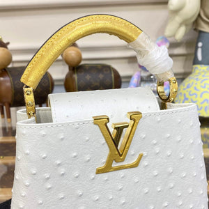 LV N81523 Louis Vuitton Capucines Mini Handbag White - Default Title - View 6