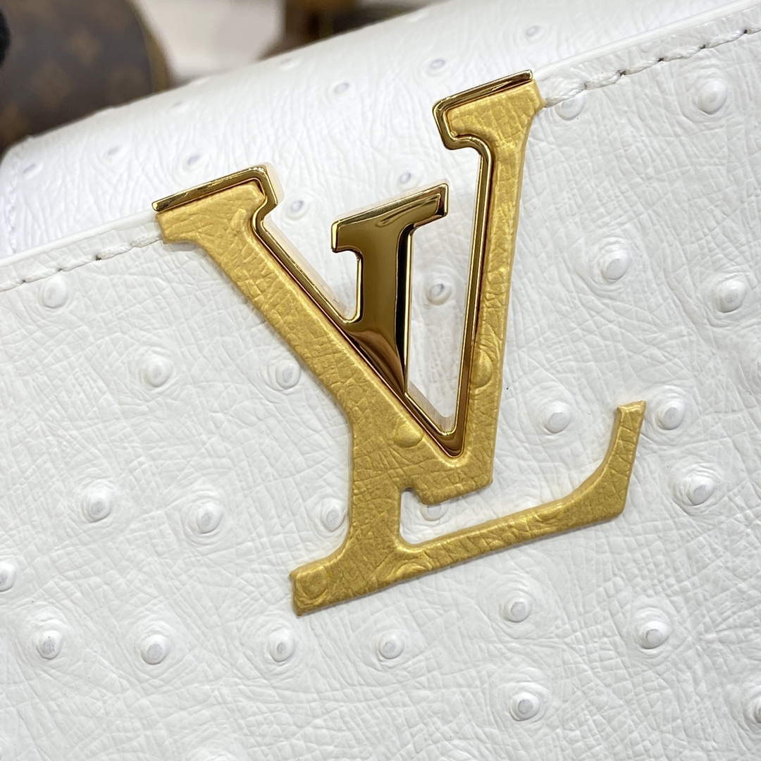 LV N81523 Louis Vuitton Capucines Mini Handbag White - Default Title - View 7