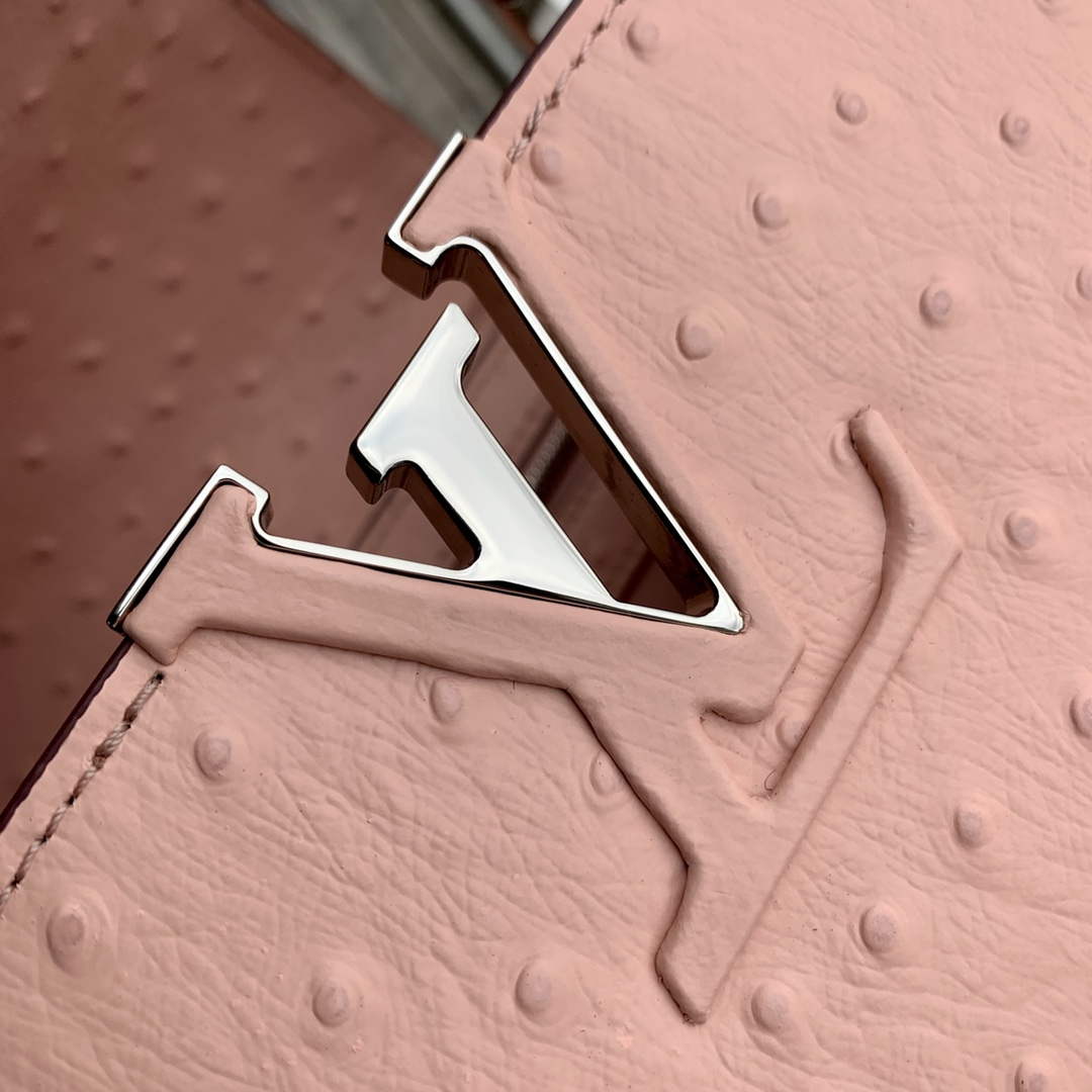 LV N81523 Louis Vuitton Capucines MM Handbag Pink - Default Title - View 5