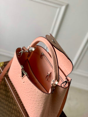 LV N81523 Louis Vuitton Capucines MM Handbag Pink - Default Title - View 8
