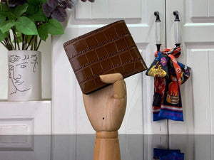 LV N81821 Louis Vuitton Multiple Wallet Crocodilien Tan - Default Title - View 2