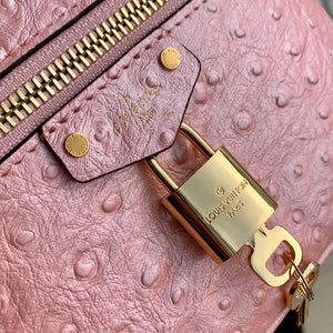 LV N85820 Louis Vuitton Vanity Chain Pouch Ostrich leather Bag Pink Glaze - Default Title - View 7