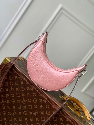 LV N85900 Louis Vuitton Loop Pm Ostrich leather Bag Pink Glaze - Default Title - View 3