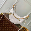 LV N85900 Louis Vuitton Loop Pm Ostrich leather Bag White Pearl - Default Title - View 1