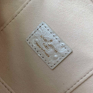 LV N85911 Louis Vuitton Vanity Chain Pouch Ostrich leather Bag White Pearl - Default Title - View 8
