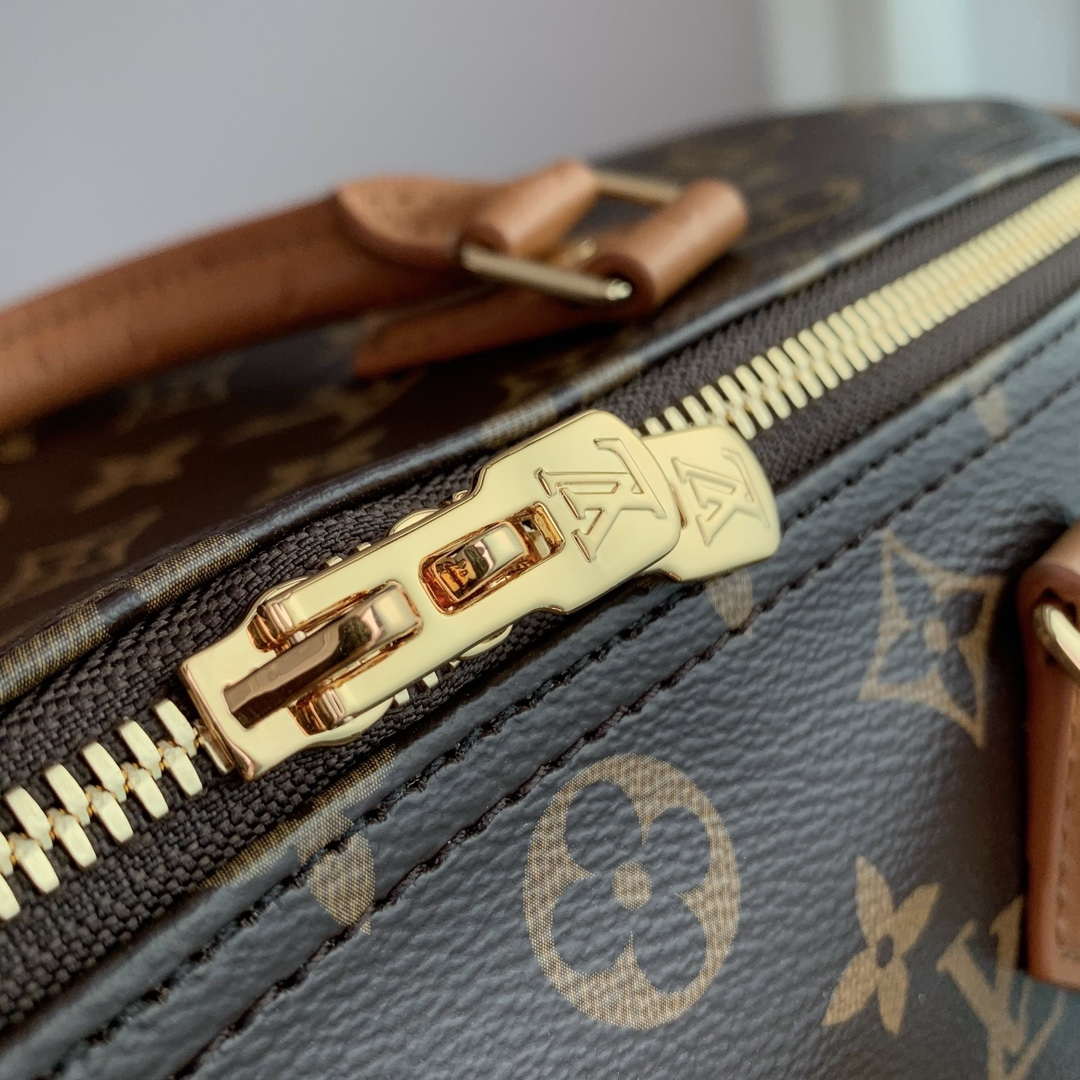 LV N87212 Louis Vuitton Speedy Soft 30 Boho Bag Monogram Tan - Default Title - View 5