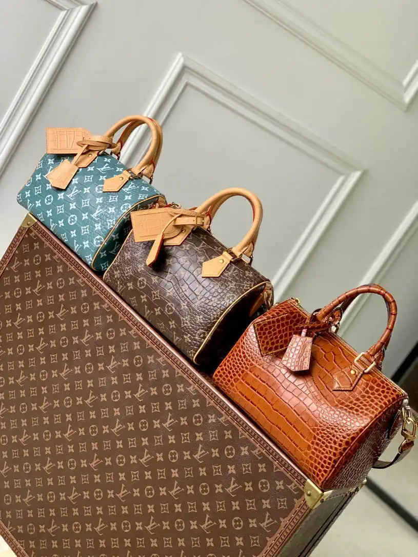 LV N87504 Louis Vuitton Speedy P9 Bandouliere 25 Bag Green