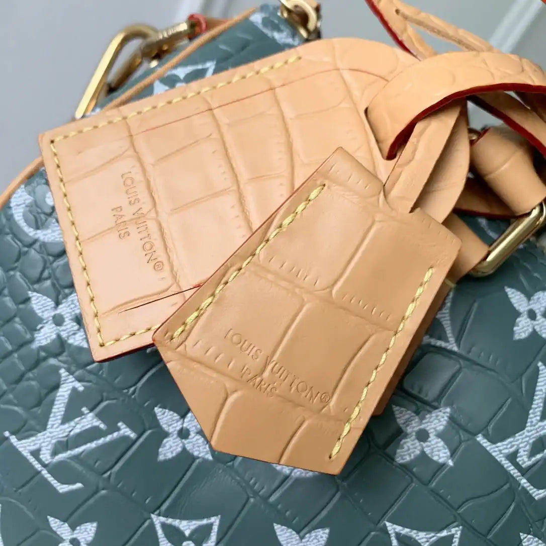 LV N87504 Louis Vuitton Speedy P9 Bandouliere 25 Bag Green