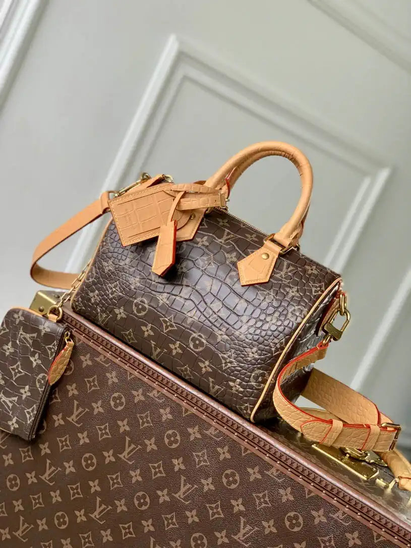 LV N87504 Louis Vuitton Speedy P9 Bandouliere 25 Bag Monogram