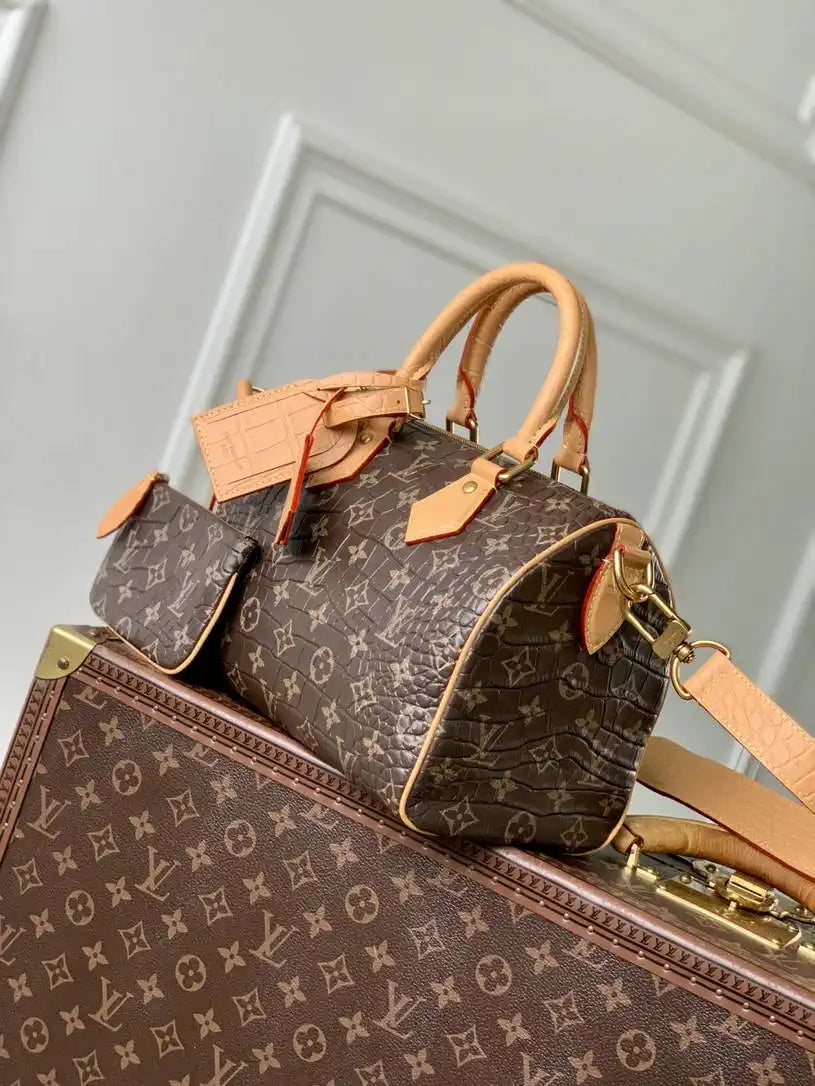 LV N87504 Louis Vuitton Speedy P9 Bandouliere 25 Bag Monogram