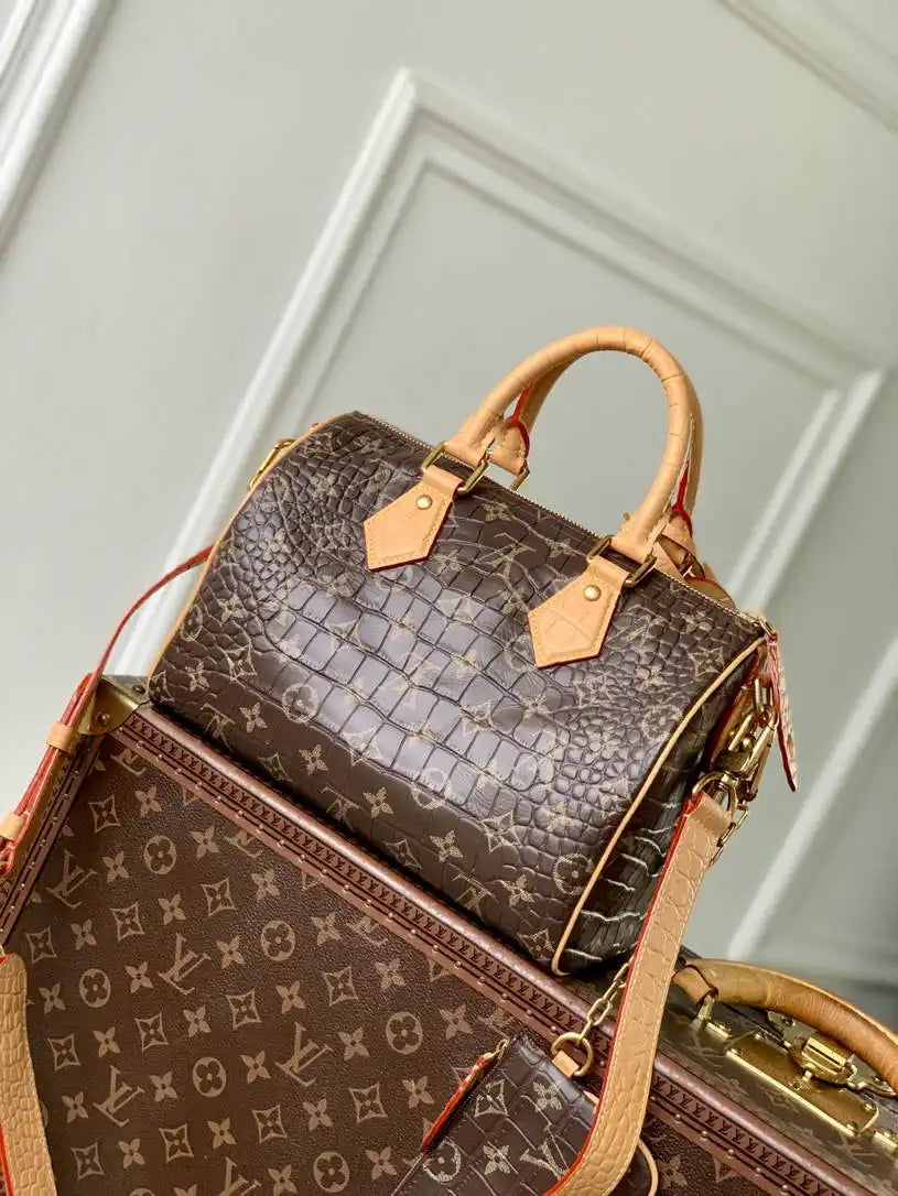 LV N87504 Louis Vuitton Speedy P9 Bandouliere 25 Bag Monogram