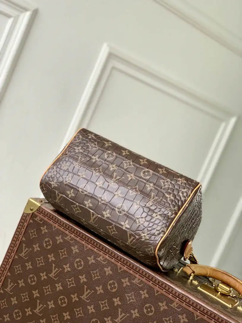 LV N87504 Louis Vuitton Speedy P9 Bandouliere 25 Bag Monogram