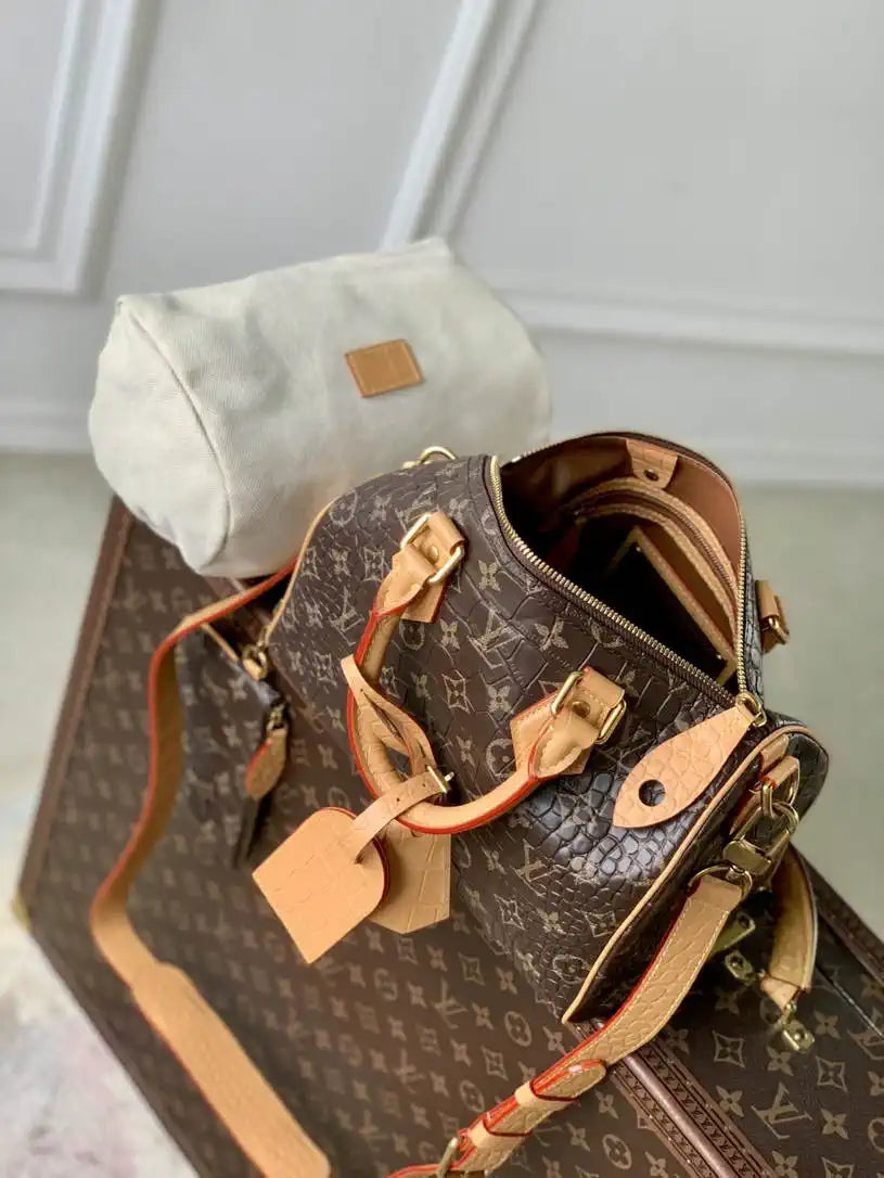 LV N87504 Louis Vuitton Speedy P9 Bandouliere 25 Bag Monogram