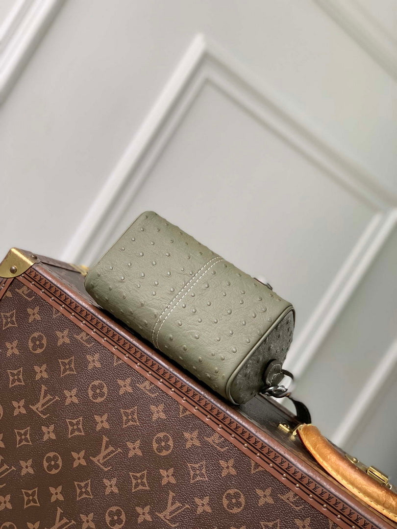 LV N89151 Louis Vuitton Speedy 18 Bandoulière Bag Khaki Green