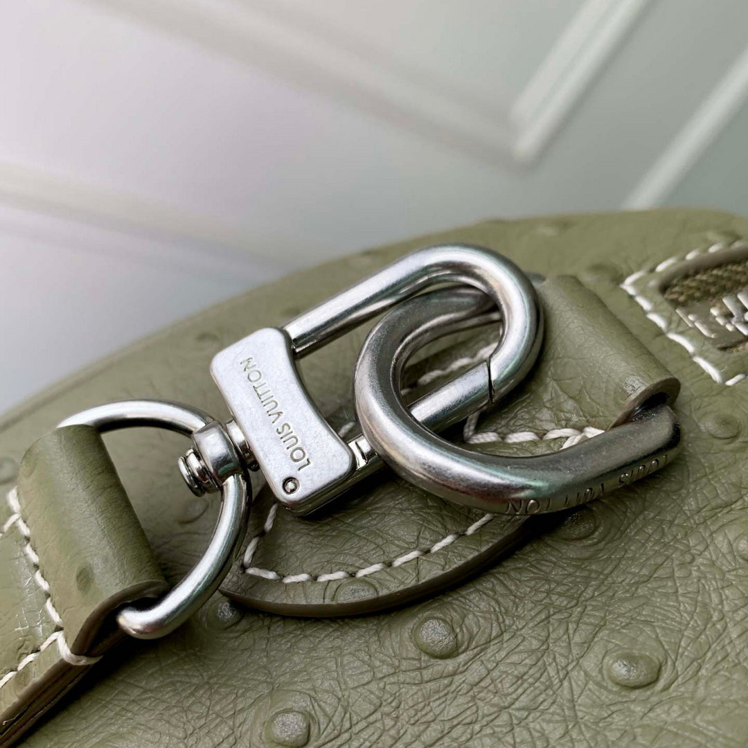 LV N89151 Louis Vuitton Speedy 18 Bandoulière Bag Khaki Green