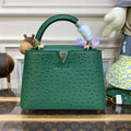 LV N93075 Louis Vuitton Capucines BB Handbag Mint Green - Default Title - View 1