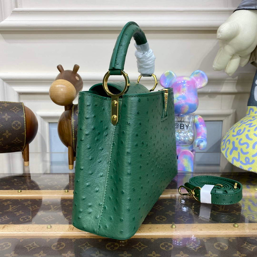 LV N93075 Louis Vuitton Capucines BB Handbag Mint Green