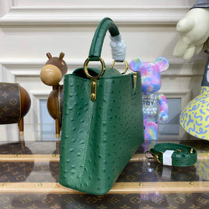 LV N93075 Louis Vuitton Capucines BB Handbag Mint Green - Default Title - View 3