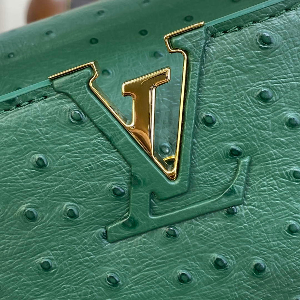 LV N93075 Louis Vuitton Capucines BB Handbag Mint Green