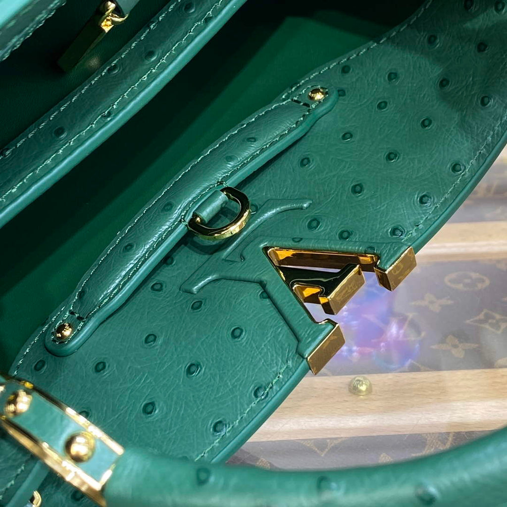 LV N93075 Louis Vuitton Capucines BB Handbag Mint Green