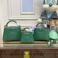 LV N93075 Louis Vuitton Capucines Mini Handbag Mint Green - Default Title - View 1