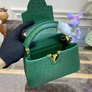LV N93075 Louis Vuitton Capucines Mini Handbag Mint Green - Default Title - View 10