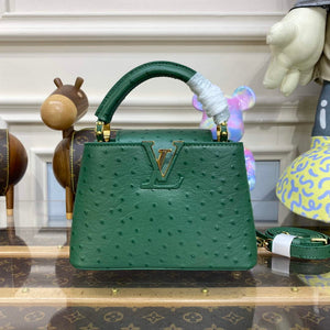 LV N93075 Louis Vuitton Capucines Mini Handbag Mint Green - Default Title - View 2