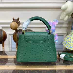 LV N93075 Louis Vuitton Capucines Mini Handbag Mint Green - Default Title - View 3