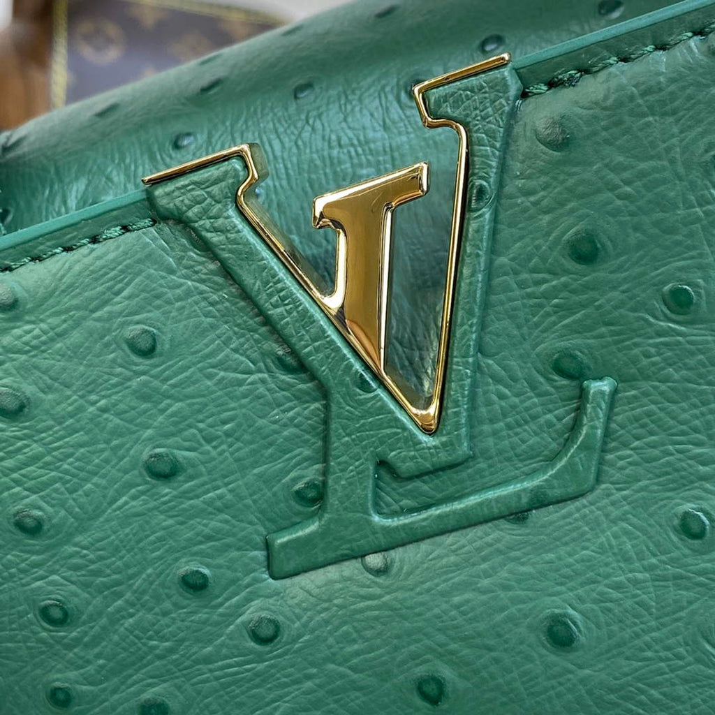 LV N93075 Louis Vuitton Capucines Mini Handbag Mint Green