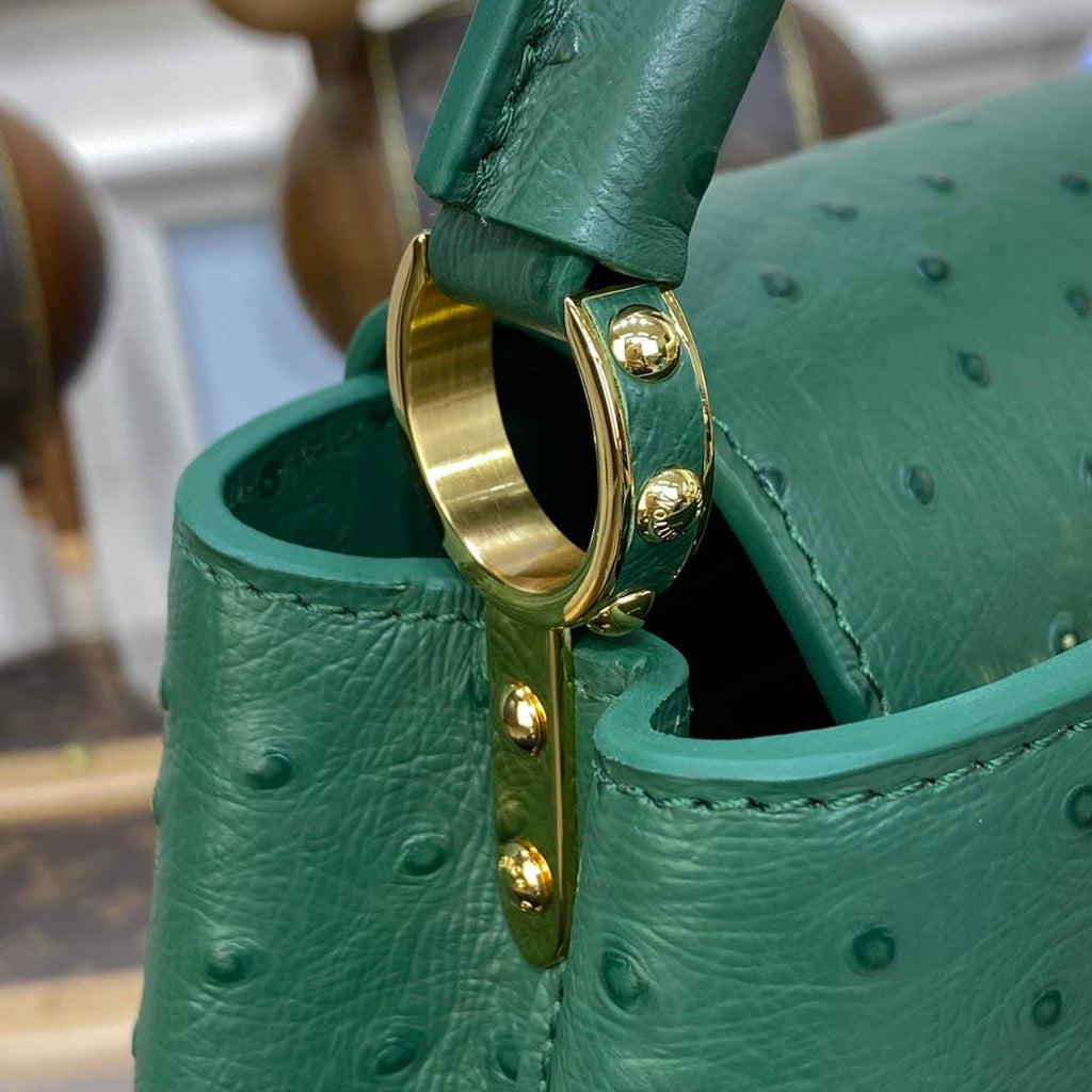 LV N93075 Louis Vuitton Capucines Mini Handbag Mint Green