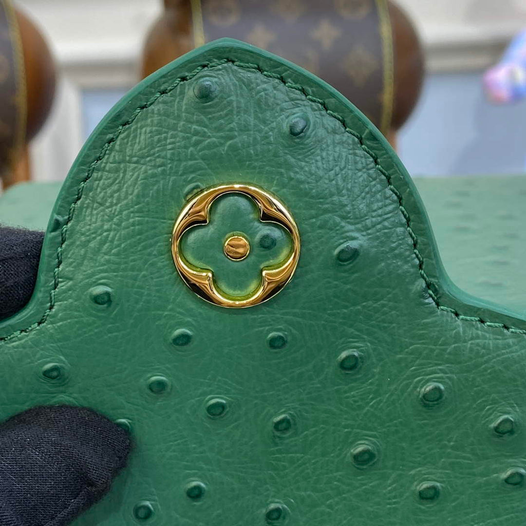 LV N93075 Louis Vuitton Capucines Mini Handbag Mint Green