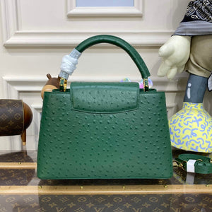 LV N93075 Louis Vuitton Capucines MM Handbag Mint Green - Default Title - View 2