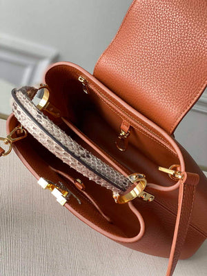 LV N97980 Louis Vuitton Capucines BB Handbag Brown - Default Title - View 8