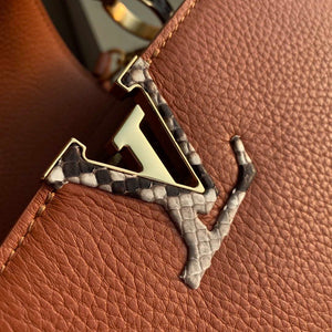 LV N97980 Louis Vuitton Capucines MM Bag Brown - Default Title - View 8