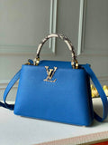 LV N98388 Louis Vuitton Capucines BB Handbag Blue