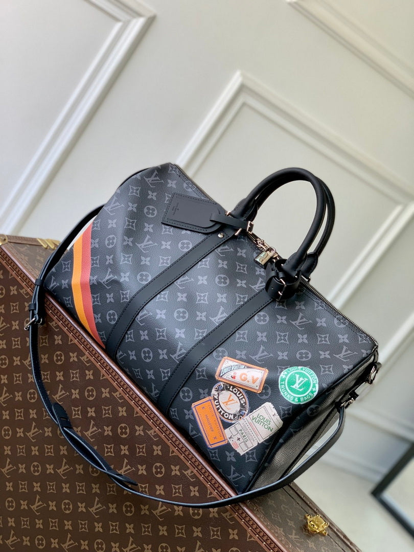 LV P01949 Louis Vuitton Keepall Bandouliere 45 Mon Monogram