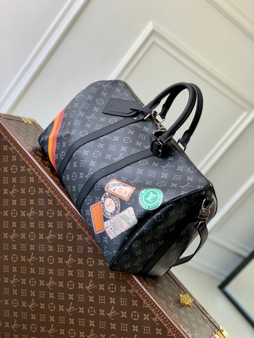 LV P01949 Louis Vuitton Keepall Bandouliere 45 Mon Monogram