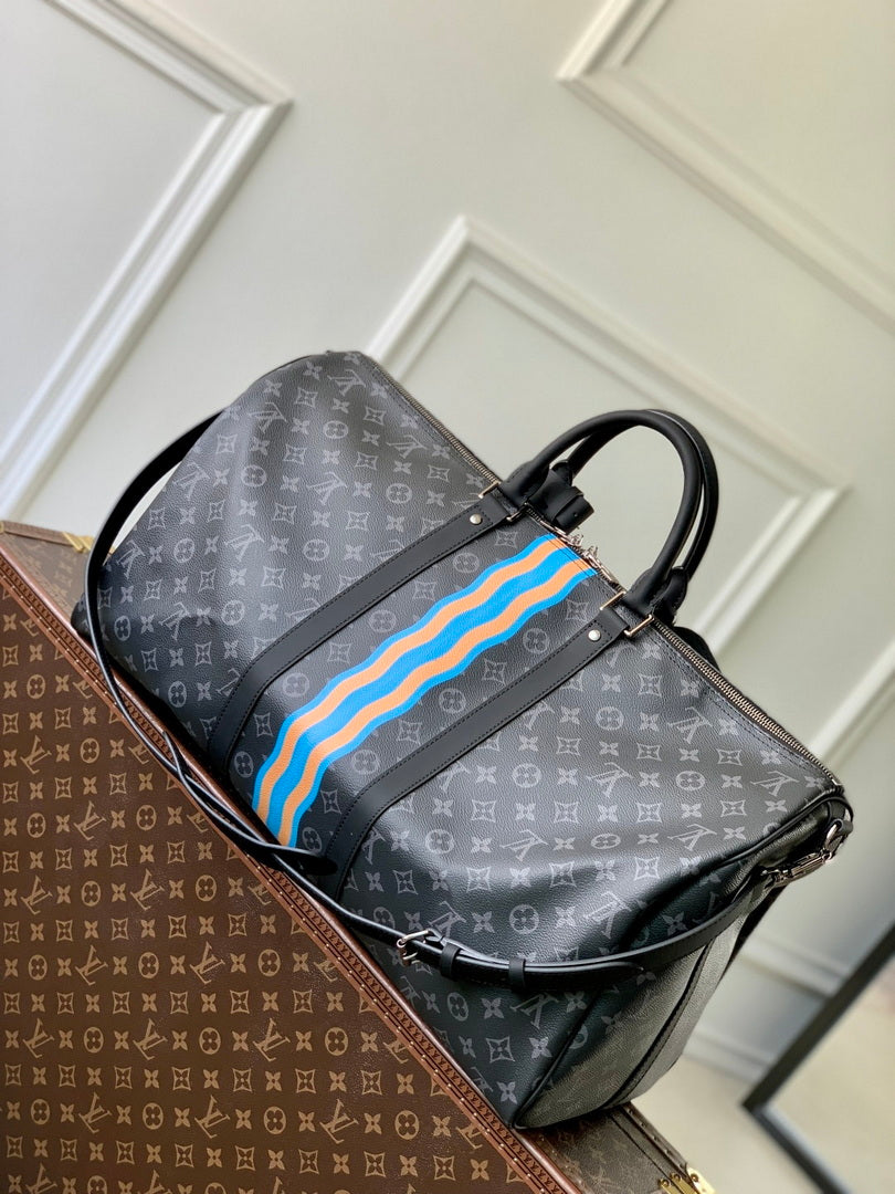 LV P01951 Louis Vuitton Mon Monogram Keepall 55 Bag