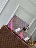 LV P01952 Louis Vuitton Trio Toilet Pouch Mon Monogram Brown