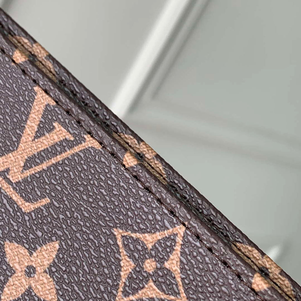 LV P01952 Louis Vuitton Trio Toilet Pouch Mon Monogram Brown