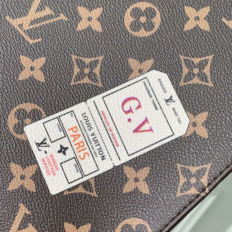 LV P01952 Louis Vuitton Trio Toilet Pouch Mon Monogram Brown